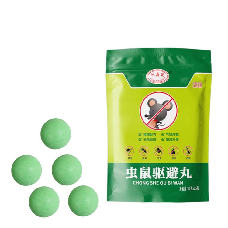 [One pellet lasts for one year!]Rodent and insect repellent sphere